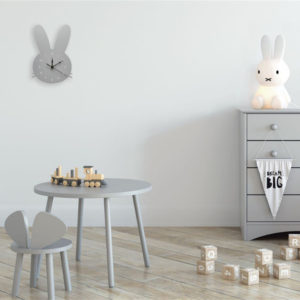 Cute Cartoon Wooden Wall Clock Room Decor Home Gift
