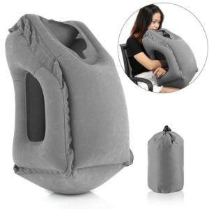 Portable Inflatable Travel Pillow Cushion Nap Neck Head Rest