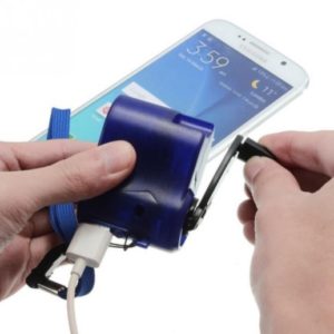 10.99Portable Wind UP Hand Crank USB Phone Emergency Charger