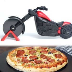 Stainless Steel Motorcycle Pizza Slicer Cutter Wheel