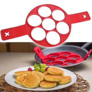 Nonstick Silicone Egg Rings Cooker Muffin Pancake Baking Mold