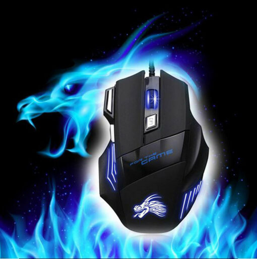 Creative 7 Buttons Color LED USB Wired Gaming Mouse