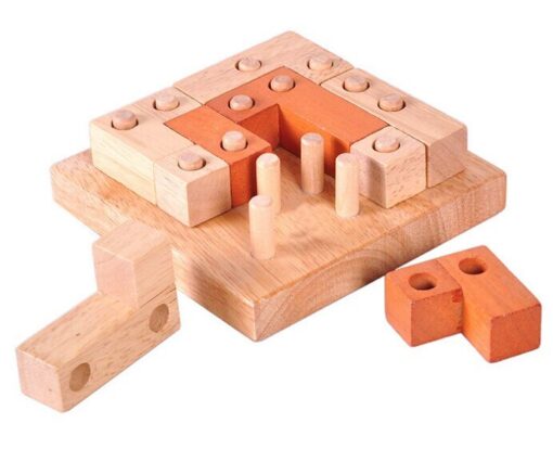 Wooden Geometric Insert Hole Learning Educational Toy
