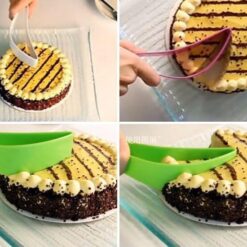 Portable One-hand Kitchen Knife Cake Pie Slicer