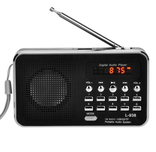 Portable Mini Digital 3W Stereo Speaker MP3 Player