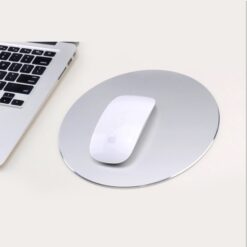 Non-slip Round Aluminum Alloy Gaming Mouse Pad