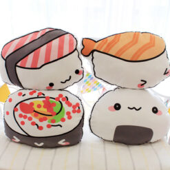 Cartoon Sushi Rice Ball Plush Plush Food Stuffed Toys