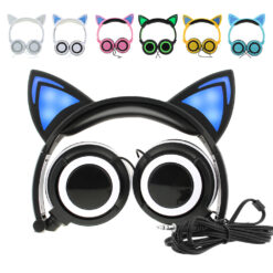 Wireless Bluetooth LED Cat Ear Gaming Headset