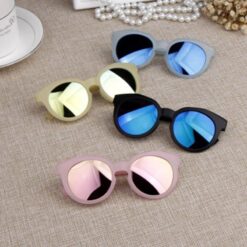 Fashion Round Anti-glare Children's Mirrored Sunglasses