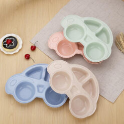 Cute Car Shaped Toddler Food Fruit Plate Meal Tray