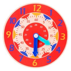 Children Montessori Wooden Clock Cognition Toys