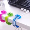 Cable Clip Wire Cord USB Charger Holder Organiser