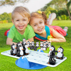 Interactive Balance Penguins Seesaw Game Board Toy