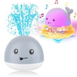 Electric Whale Induction Water Spray Kids Sprinkler Toy