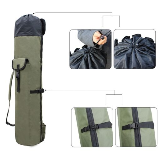 Portable Fishing Rod Case Outdoor Tackle Reel Storage Bag - Image 5