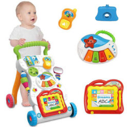Baby Play Learning Walker Bouncer Musical Trolley Toy