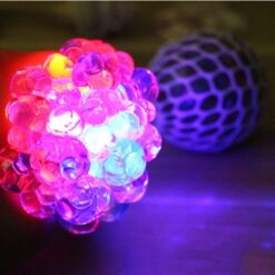 Funny Anti-Stress Squishy LED Mesh Ball Sensory Toy