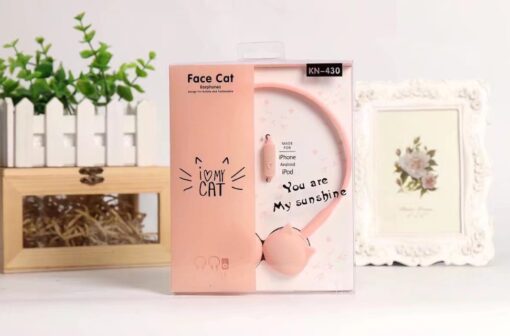 Cute Cat Earphones Over-Ear Music Stereo Headphone