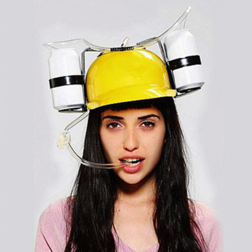 Novelty Drinking Helmet Beer Hat Soda Game Holder