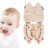 Wooden Baby Tooth Teeth Storage Box Organizer