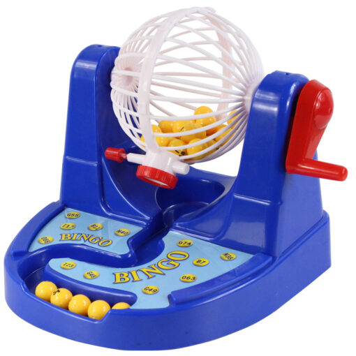 Mini Ball Bingo Game Hand Draw Lottery Machine Toy