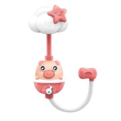 Cartoon Piggy Cloud Shower Faucet Spray Bath Toys