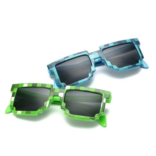 Unique Fashion Mosaic 8-Bit Pixel Unisex Sunglasses