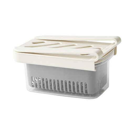 Multi-function Drain Basket Removable Fridge Drawer Type Box - Image 6