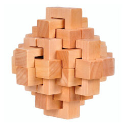 Wooden Puzzle Kong Ming Luban Lock Brain Teaser Toy