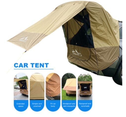 Waterproof SUV Tent Car Tail Extension Barbecue Sun Shade - Image 3