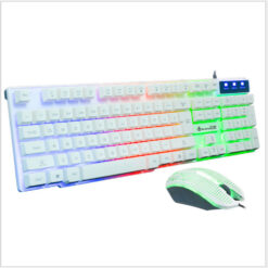 Shipadoo USB Glowing D600 Wired Keyboard Mouse Set