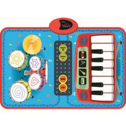 Cute 2-In-1 Electronic Musical Mat Piano Drum Kit Mat