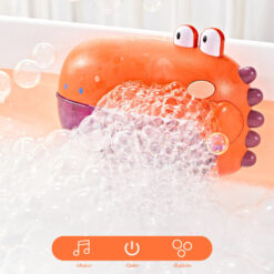 Electric Dinosaur Bubble Blower Water Spray Bath Toy