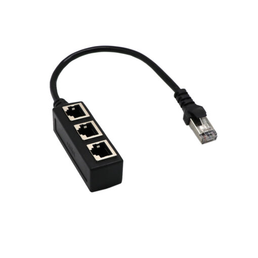 Ethernet LAN Network Splitter Cable Extender Adapter Connector