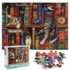Interactive 1000 Pieces Lazy Cat Jigsaw Puzzle Toy