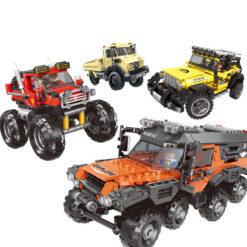 Mechanical Offroad Vehicle Truck Building Blocks Toy
