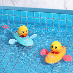 Baby Bath Boat Duck Swim Floating Water Wind-up Toy