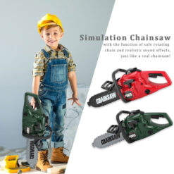 Electric Kids Realistic Chainsaw Hand Construction Tool