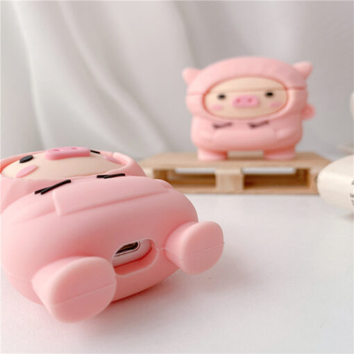 Pink Pig Earphone Cover Apple Airpods Protective Case