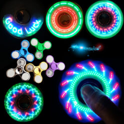 Crystal LED Fidget Glowing Twinkle Hand Spinner Toy