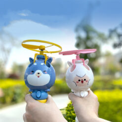 Cute Cartoon One-click Ejection Flying Bubble Wand