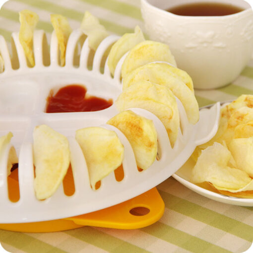 Creative Microwave Fruit Potato Chips Crisp Snack Maker