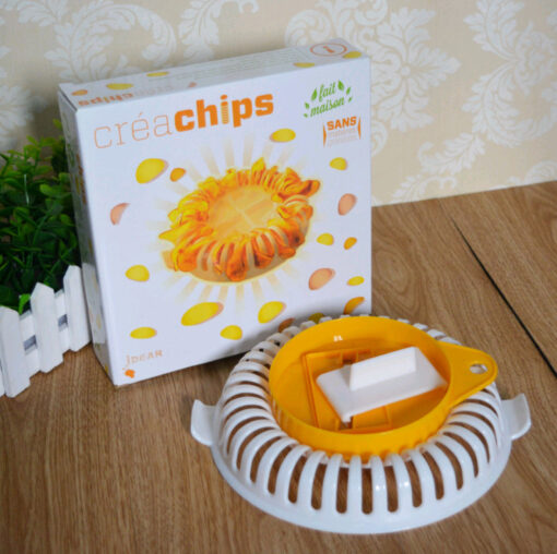 Creative Microwave Fruit Potato Chips Crisp Snack Maker - Image 5