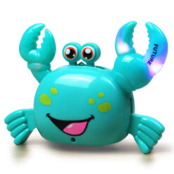 Electric Cartoon Stunt Crab Glow Music Walking Toy