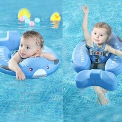 Non-inflatable Newborn Baby Waist Float Lying Ring Pool