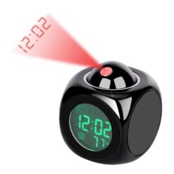 LED Clock Projector Nightstand Digital Alarm Watch
