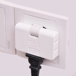 180 Degree Multi-Plug Outlet Adaptor Socket Converter