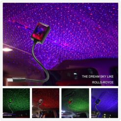 USB Car Interior Starry Sky Lamp LED Projector