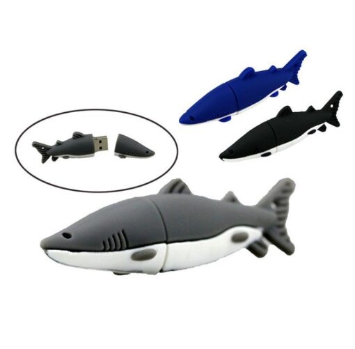 Cute Cartoon Stylish Shark USB Flash Disk Drive