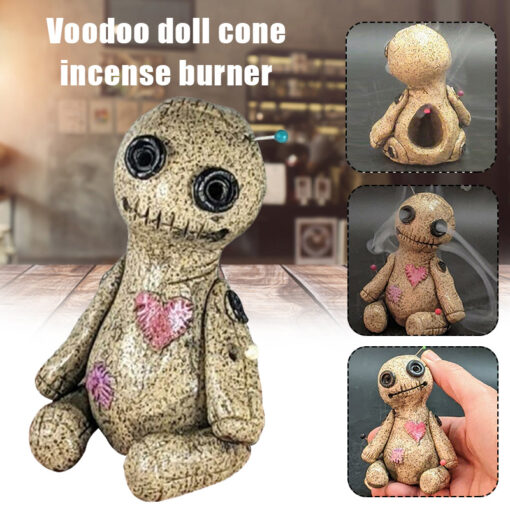 Voodoo Doll Cone Burner Incense Burner Ornament